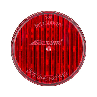 2 1/2" Round Red Clearance Marker Light