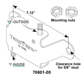 TireView 70601-00 R Series Drive Dual Tire Flow-Thru Bracket